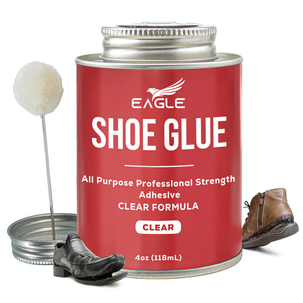 Eagle Leather Shoe Glue 4oz with applicator Cement