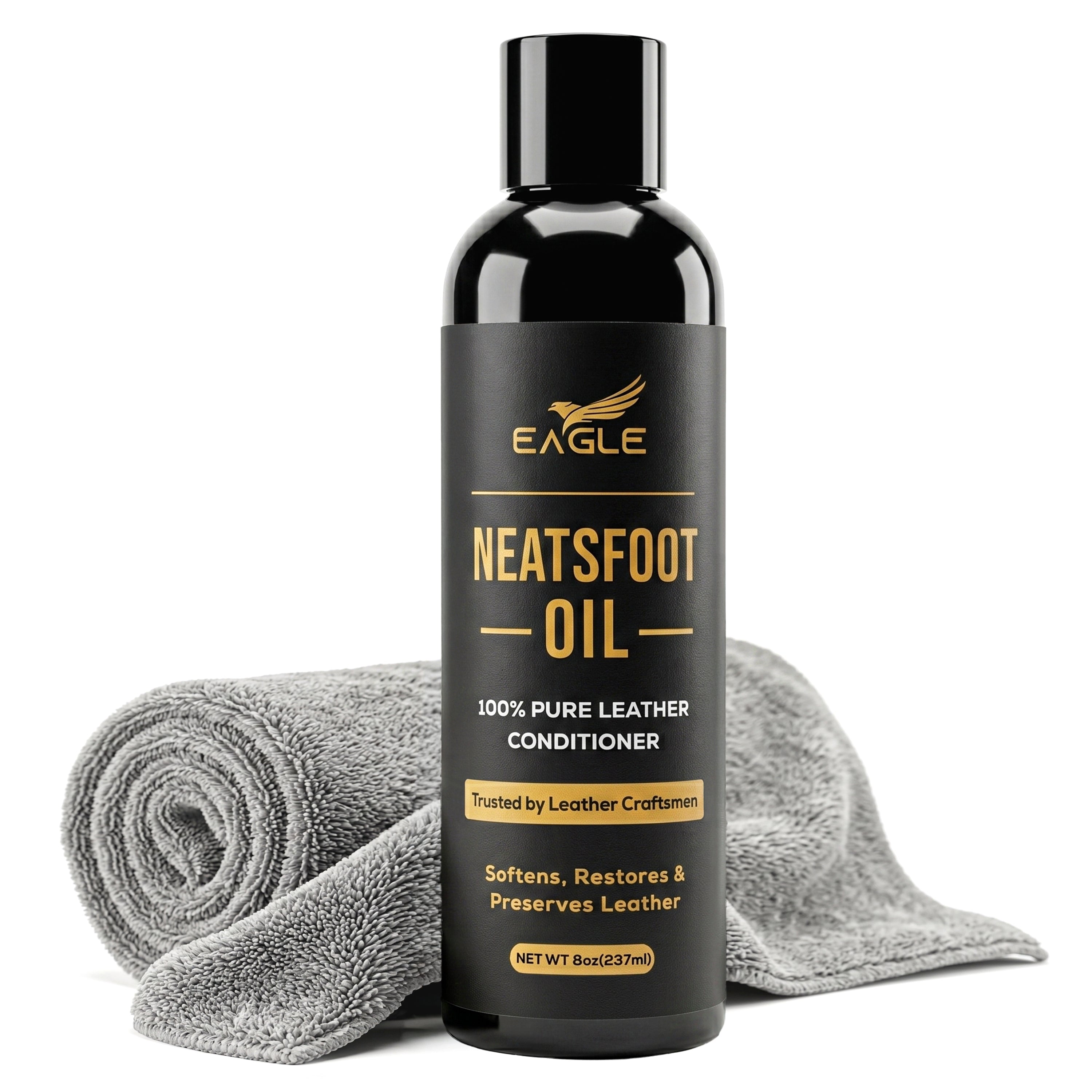 100% Pure Neatsfoot Oil – 250 mL Leather Conditioner & Restorer | Soft ...