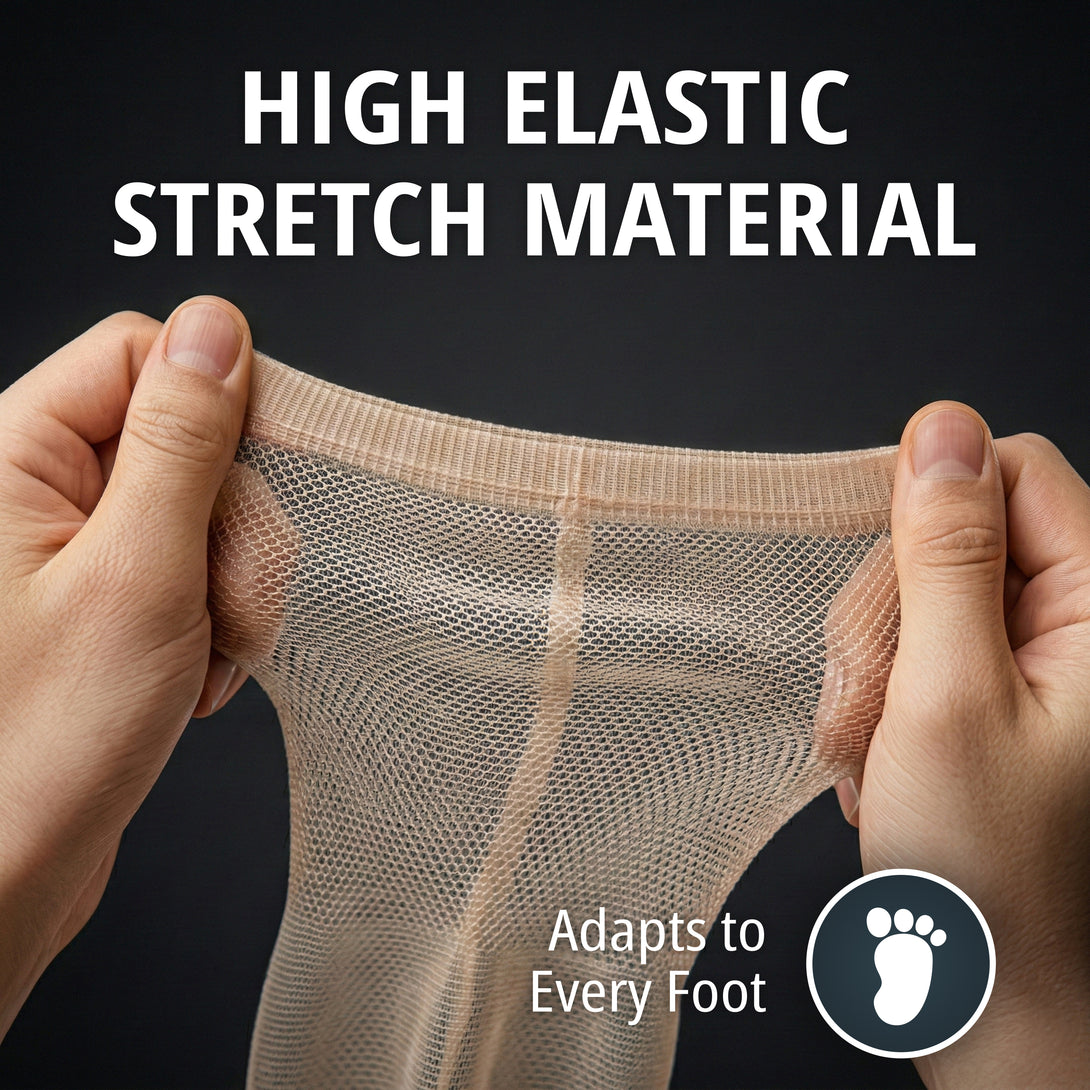 Leather Hero Disposable Try On Socks - Tan Footies for Women, 72 Pairs ...