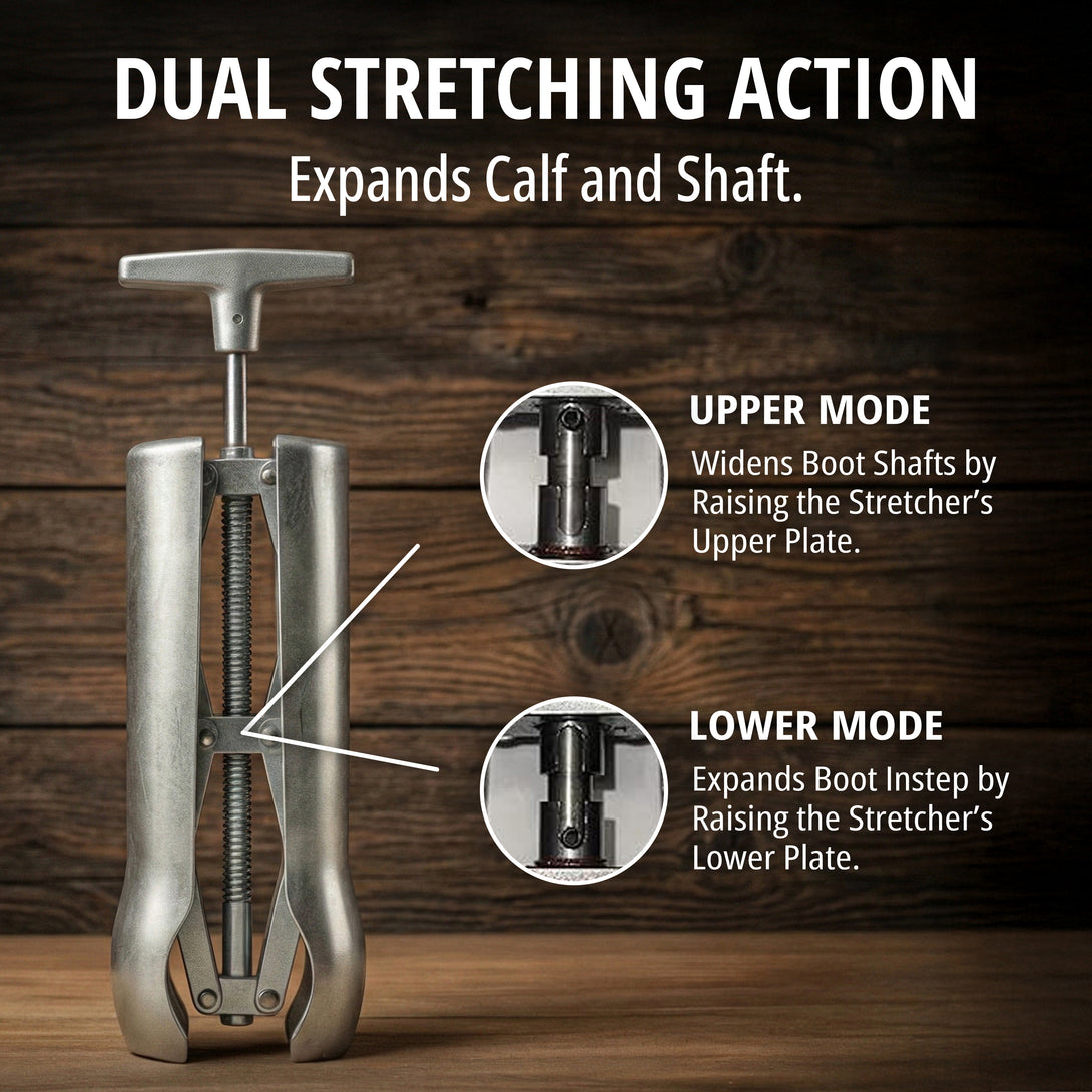 Boot Calf & Shaft Stretcher for Women & Men – Heavy Duty Metal Instep ...