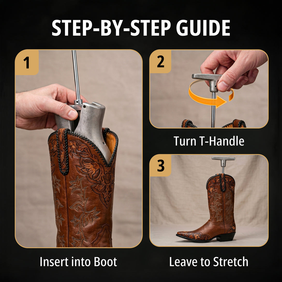 Leather Hero Metal Boot Instep Stretcher and Vamp Raiser - Shoe Stretc ...
