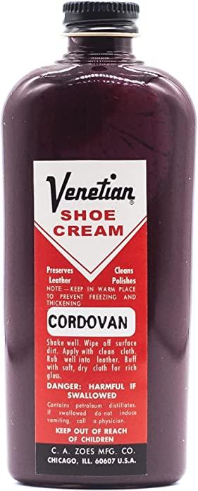 Dark Slate Gray Venetian Shoe Cream 3oz (All Colors)