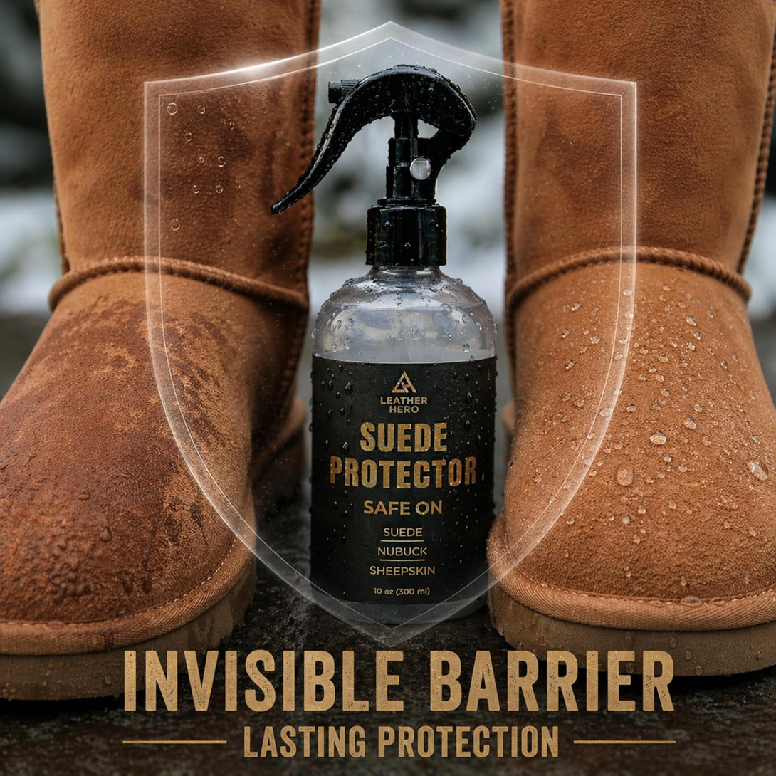 Leather Hero Suede Protector Compatible with Ugg Boots (10oz) - Waterp ...