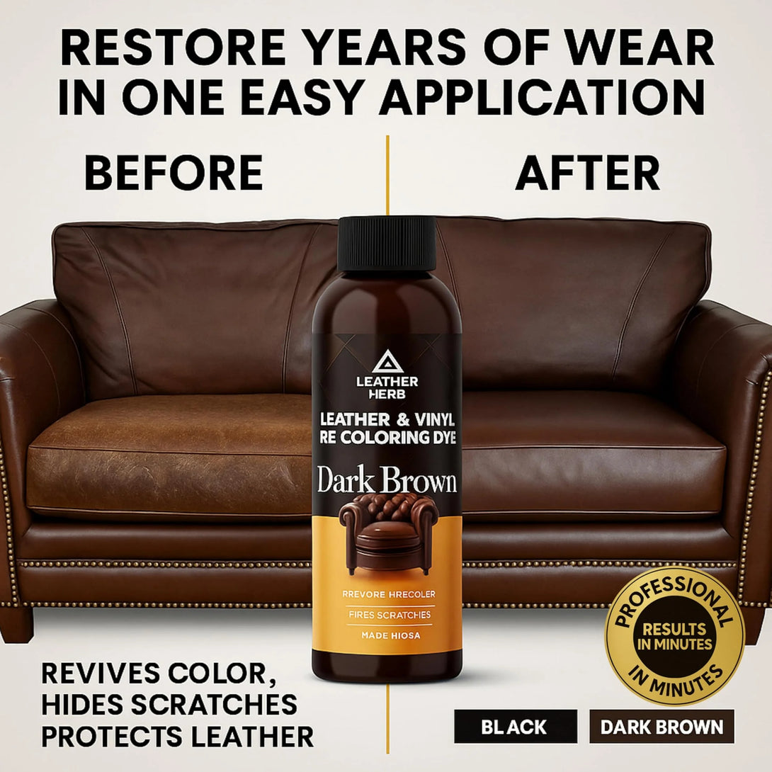 Leather Hero Color Restorer Kit – Leather Dye & Scratch Remover for Co ...