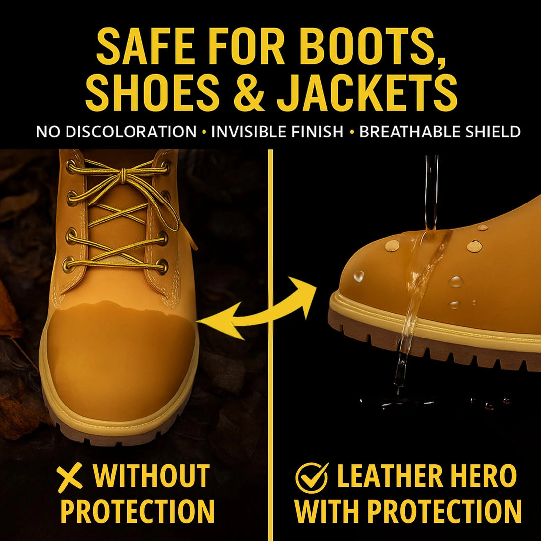 Leather Hero Sneaker Protector Spray - (10.6oz) Shoe Protector Waterpr ...