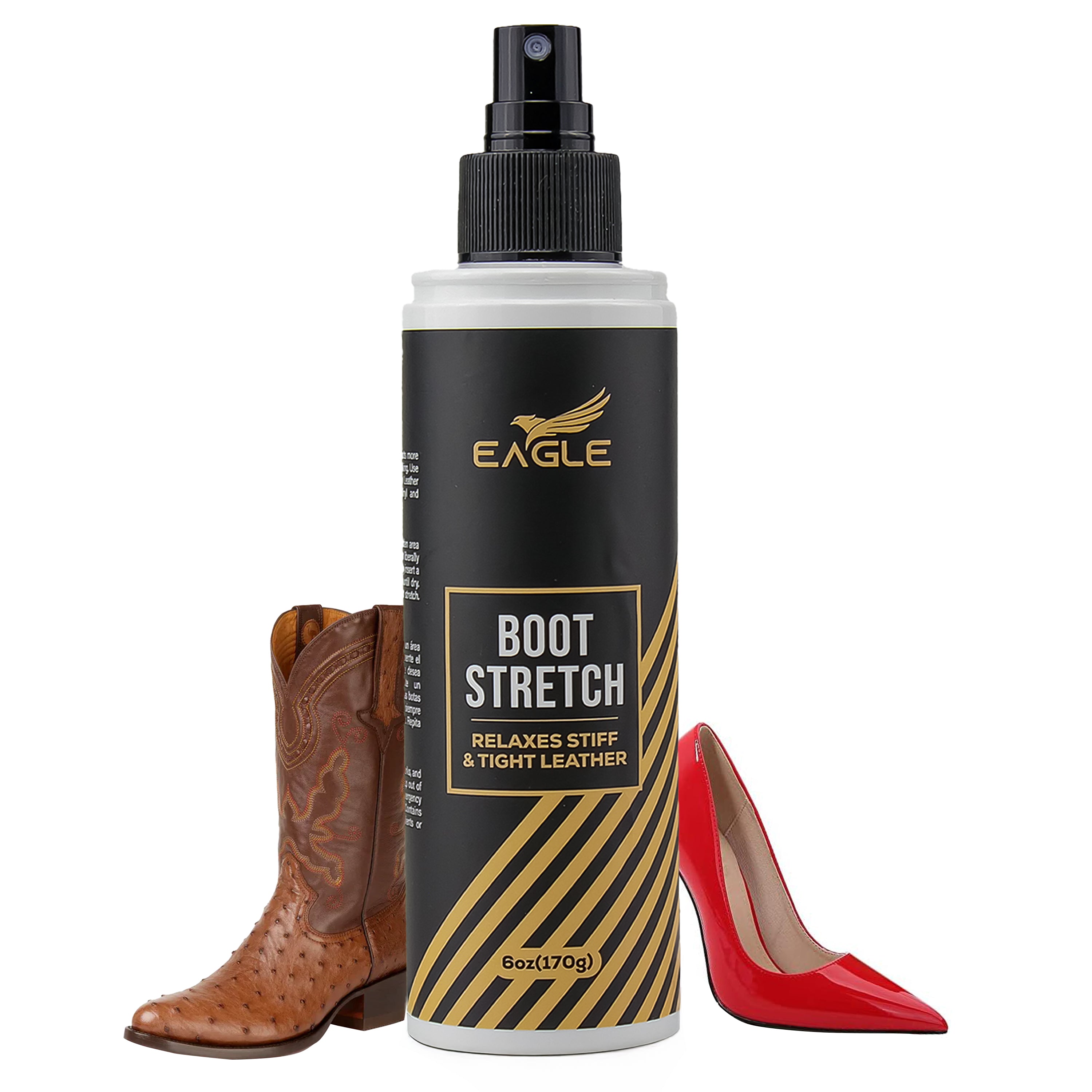 Eagle Boot Stretcher Spray(6oz) - Leather Softener for Shoes & Boots ...