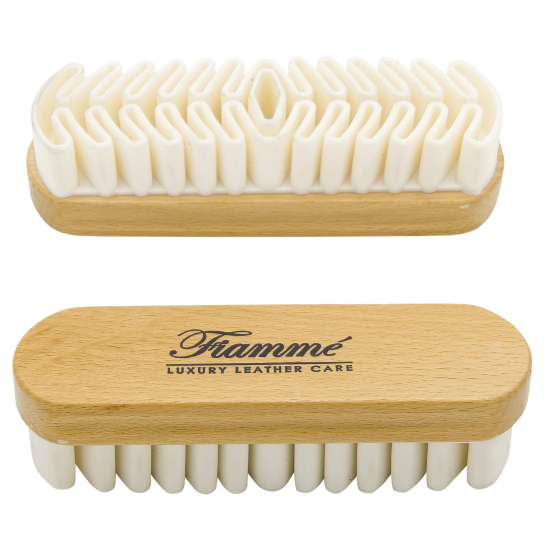 Tan Suede Brush- Crepe Suede Shoe Brush for Cleaning Suede & Nubuck- FIamme