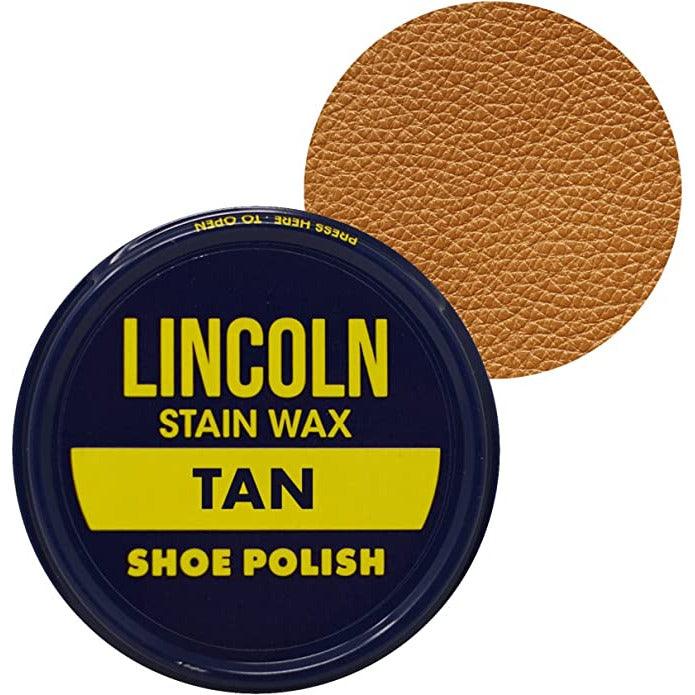 Black Lincoln Shoe Polish Wax 3oz