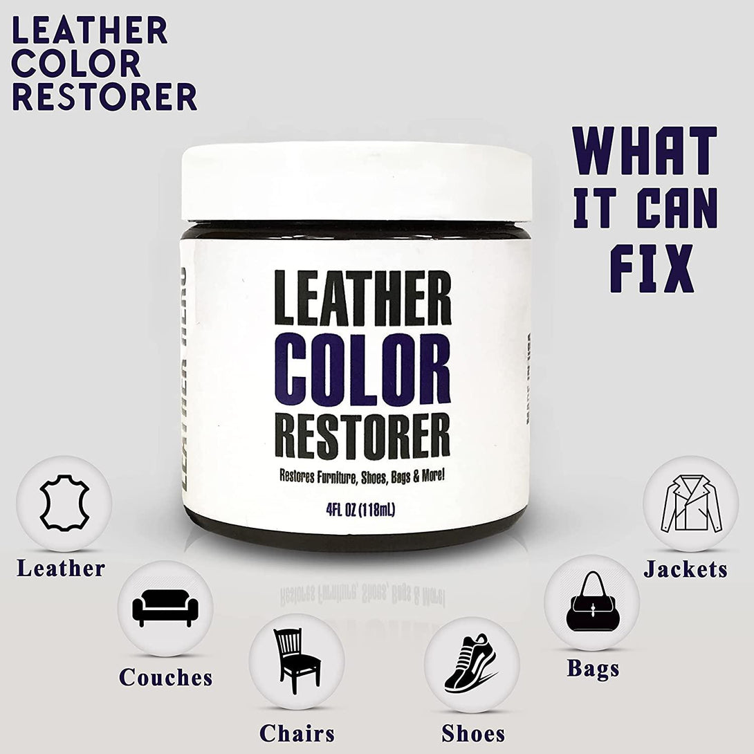 Light Gray Leather Hero Leather Color Restorer W/ Applicator 4oz
