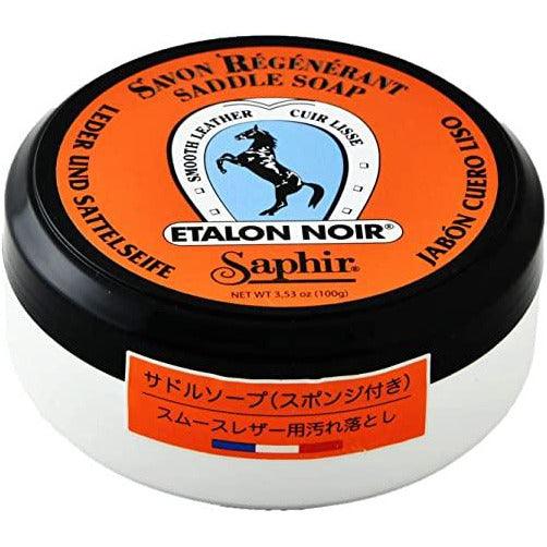 Chocolate Saphir Etalon Noir Ointment Soap – Clean and Restore Saddle Leather