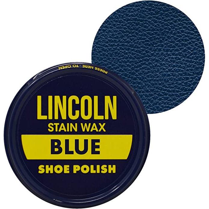 Midnight Blue Lincoln Shoe Polish Wax 3oz
