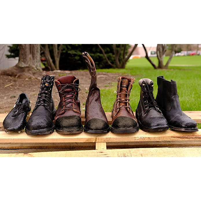 Dark Olive Green Toe Armor Boot Protector 3oz- Protects The Life of Your Boots