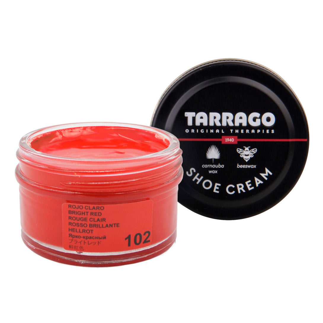 Tomato Tarrago Shoe Cream Leather Polish Jar (50ML) 1.76oz