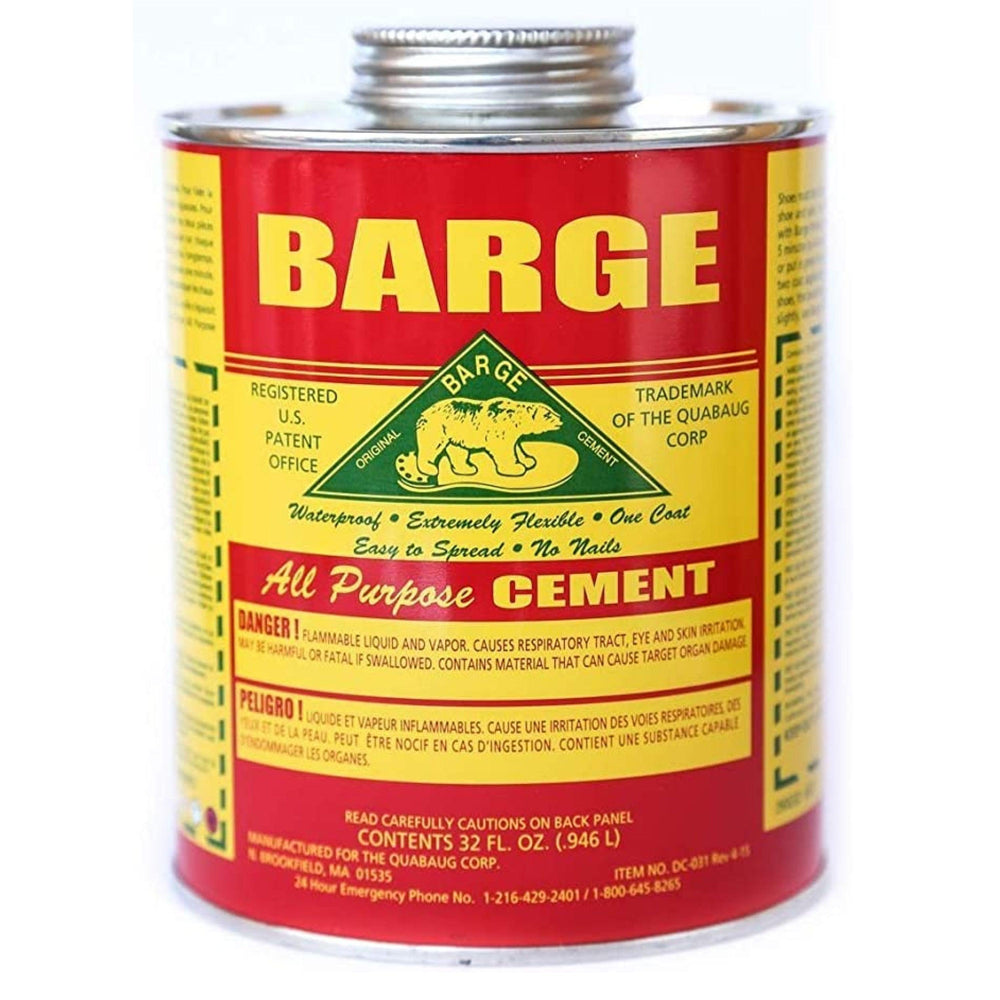 Barge All-Purpose Cement Rubber Leather Shoe Waterproofing Glue 1 Quar – My  Shoe Supplies