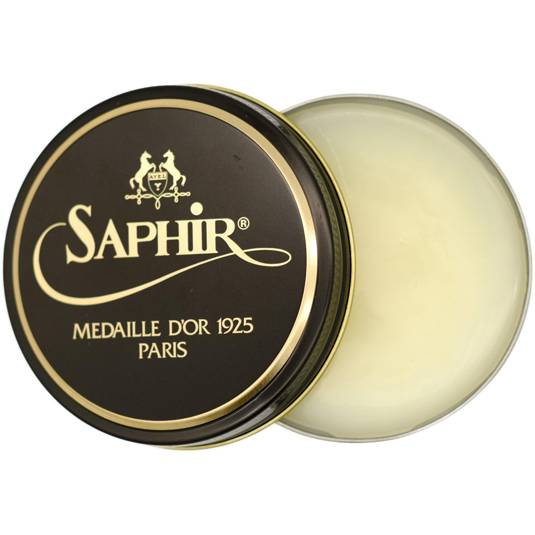 Pale Goldenrod Saphir Medaille d'Or Pate de Luxe Shoe Polish Wax - All Colors