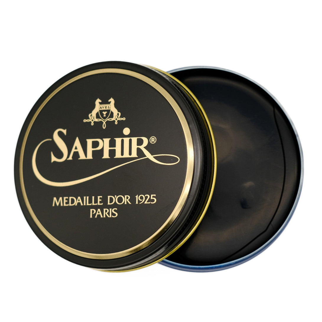 Dark Slate Gray Saphir Medaille d'Or Pate de Luxe Shoe Polish Wax - All Colors