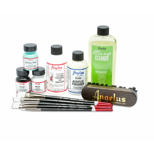 Light Gray Angelus Painting Set Starter Kit Pack With Deglazer- Choose Your Assortment