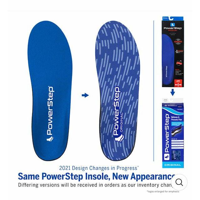 Dark Slate Blue Powerstep Original Full Orthotic Arch/ Heel Support Insoles