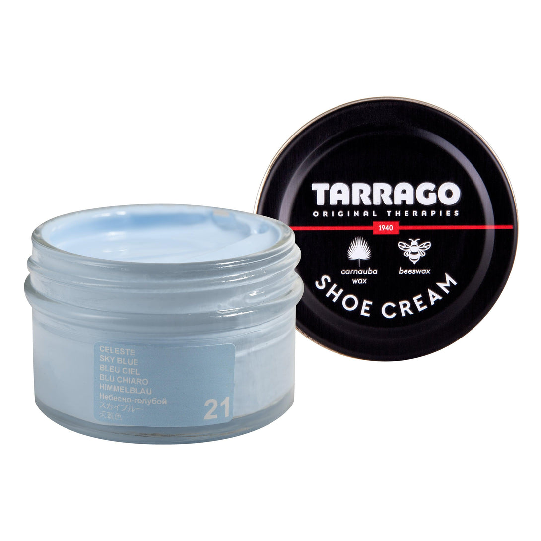 Gray Tarrago Shoe Cream Leather Polish Jar (50ML) 1.76oz