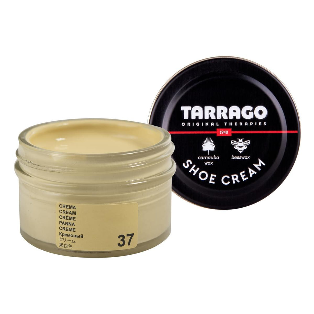 Dark Khaki Tarrago Shoe Cream Leather Polish Jar (50ML) 1.76oz