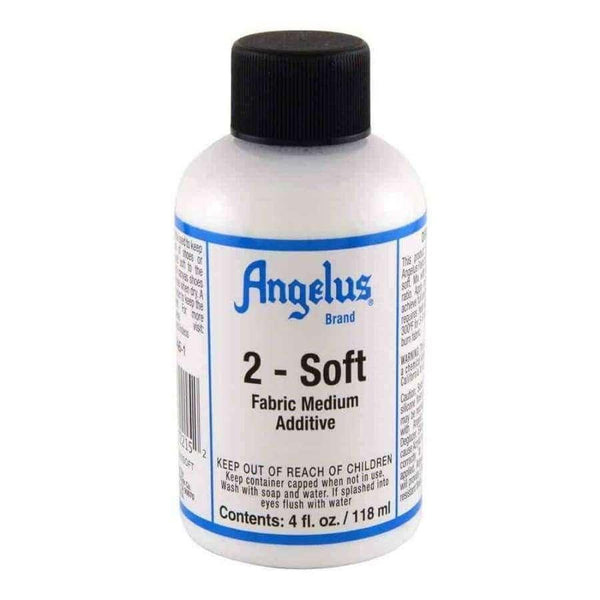 Angelus 2-Soft Fabric Medium Additive For Acrylic Paint 4oz