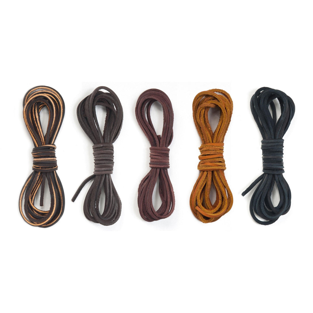 Dark Slate Gray Leather Boot Shoe Laces Shoelaces in All colors - 72 inches MADE IN USA
